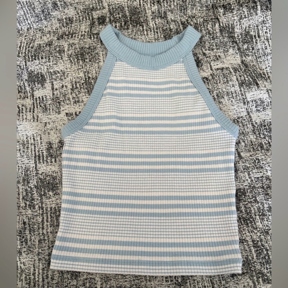American Eagle Blue and White Tank Size XS